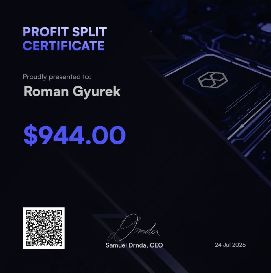 Roman Gyurek certifikát 5